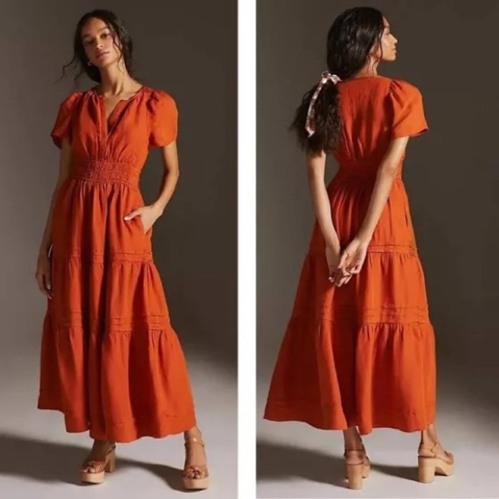 Anthropologie Sommerset Maxi Dress: Linen Edition